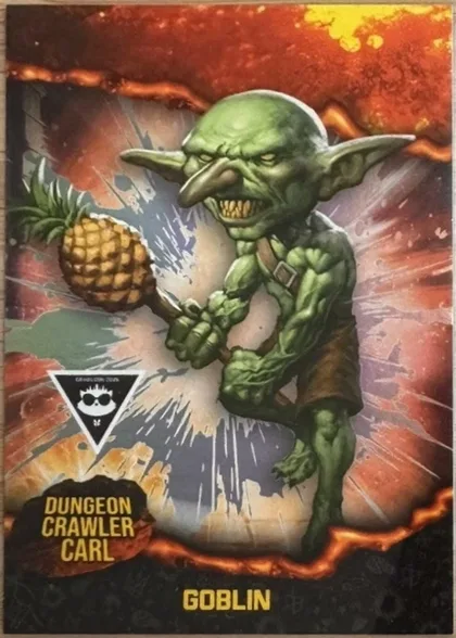 Front of Playmates Dungeon-Crawler-Carl GOBLIN #SDCC.09