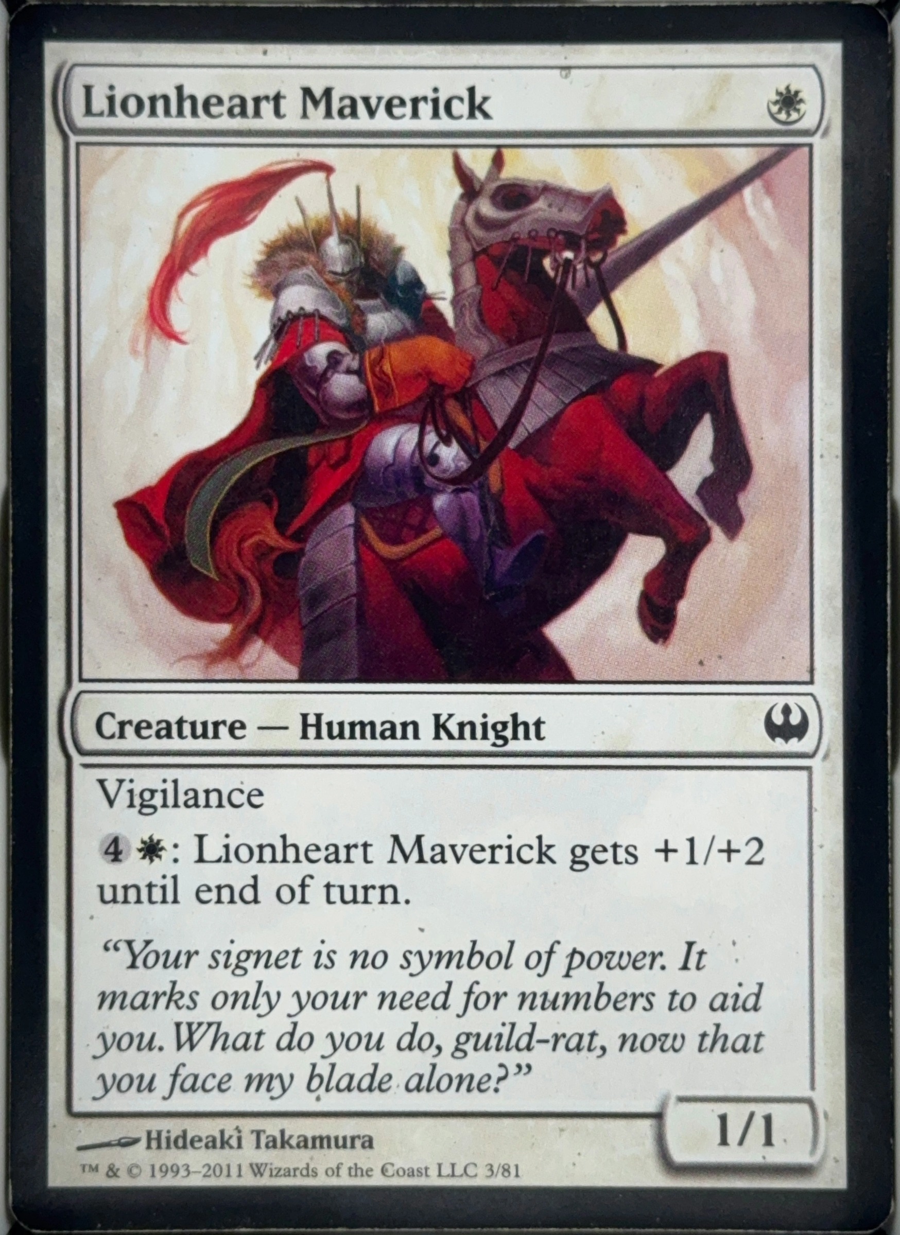 Lionheart Maverick, Standard, front