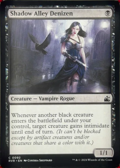 front of card
