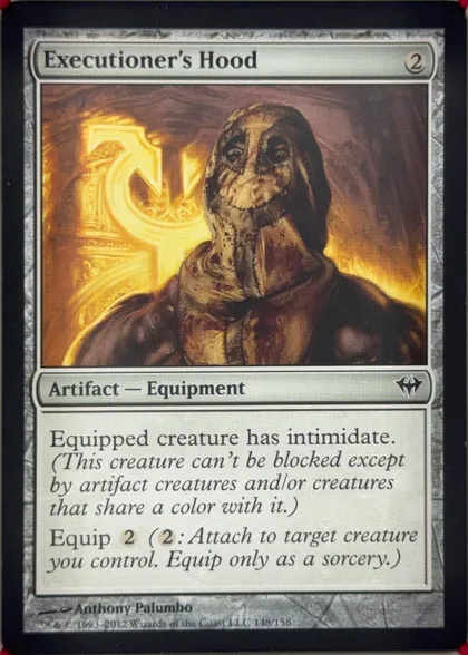 front of card