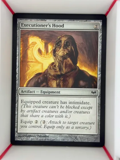 front of card