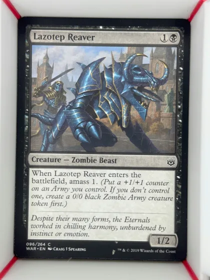front of card