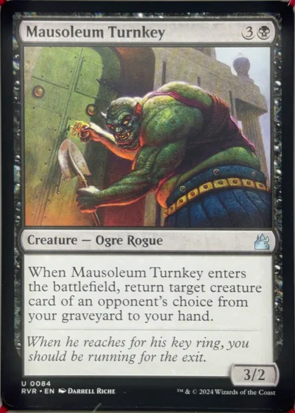 front of card
