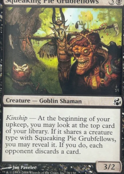 front of card