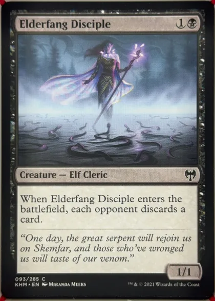 front of card