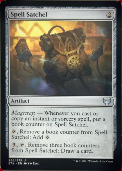 front of card