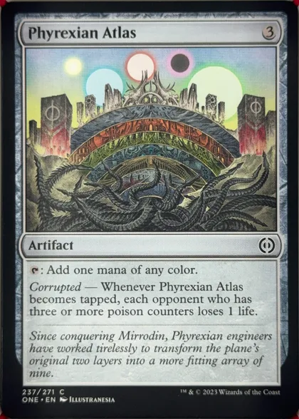 front of card