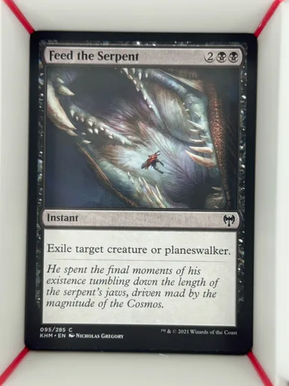 front of card