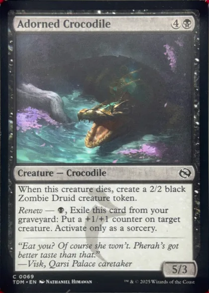 front of card