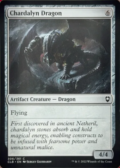 front of card