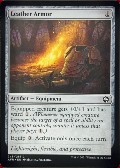 front of card