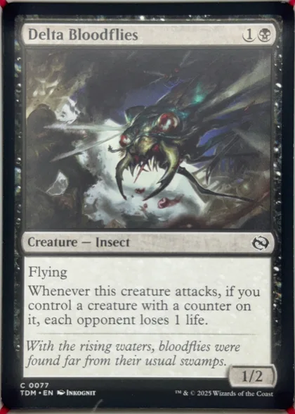 front of card