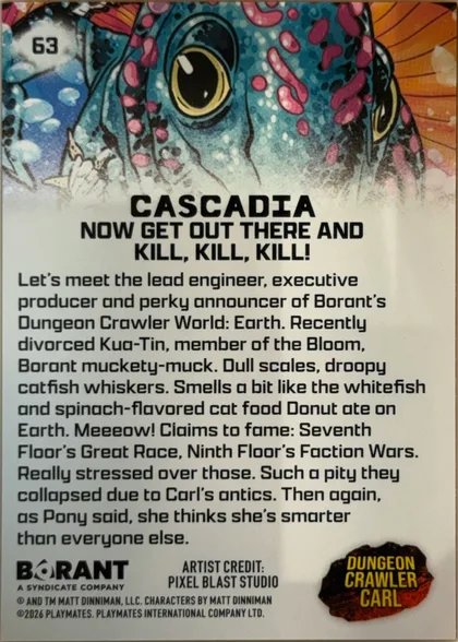 back of card