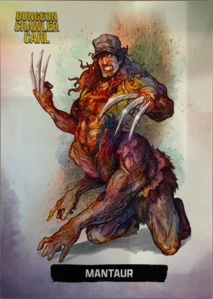 front of card