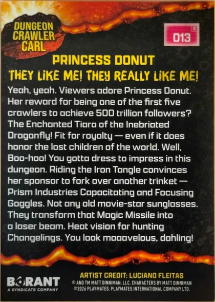 back of card