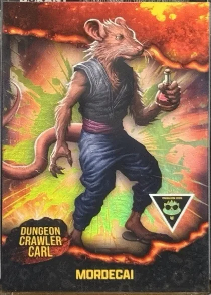 front of card