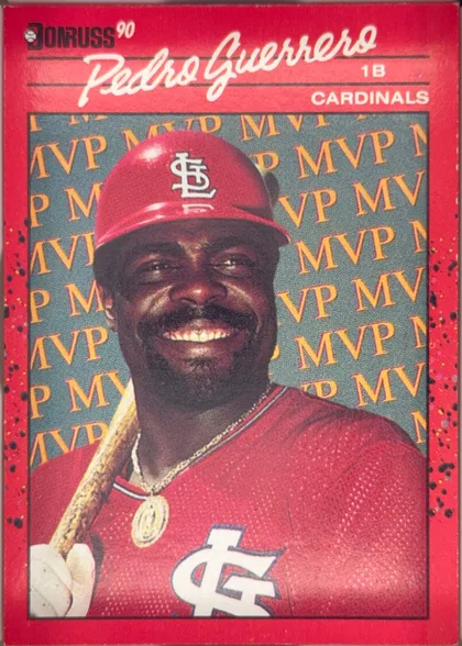 front of card