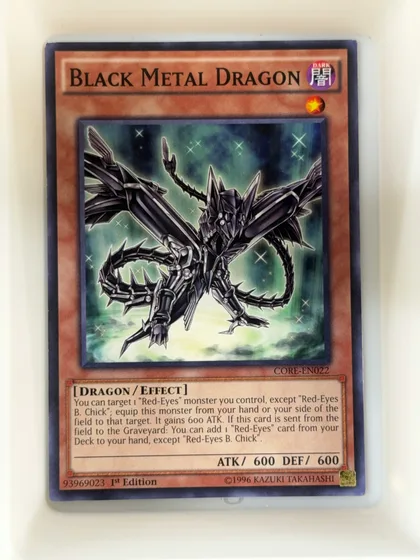 front of card
