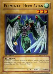 Elemental Hero Avian front