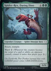 Spider-Rex, Daring Dino front
