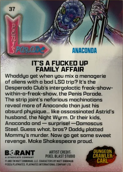 back of card