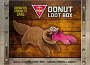 Gold "Crawl Con" Box Magic Missile Donut front