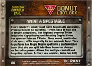 Gold "Crawl Con" Box Magic Missile Donut back