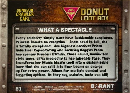 back of card