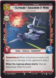 Alphabet Squadron U-Wing front