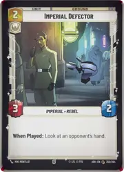 Imperial Defector front