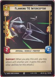 Flanking TIE Interceptor front
