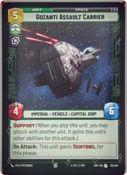 Gozanti Assault Carrier front