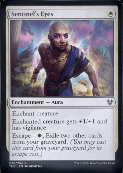 front of card