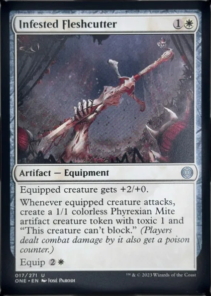 front of card
