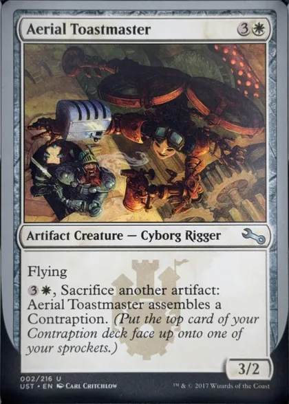 front of card