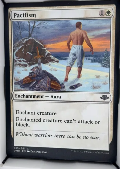 front of card