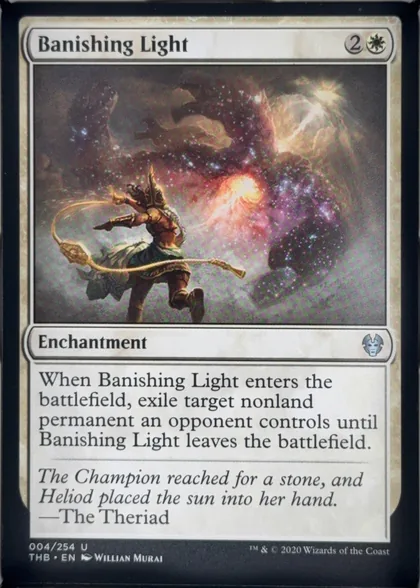 front of card