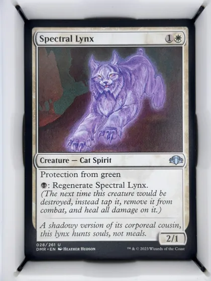 front of card