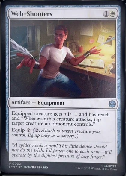front of card