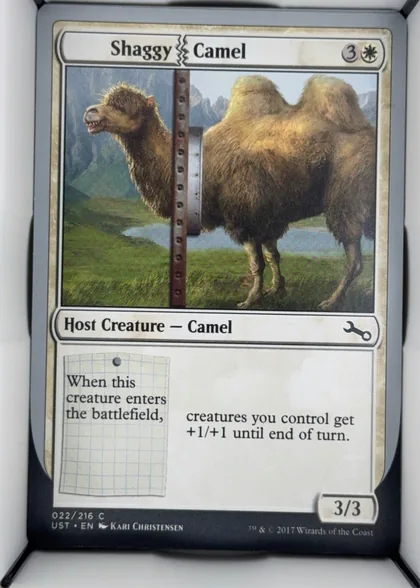 front of card