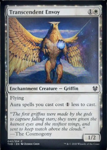 front of card