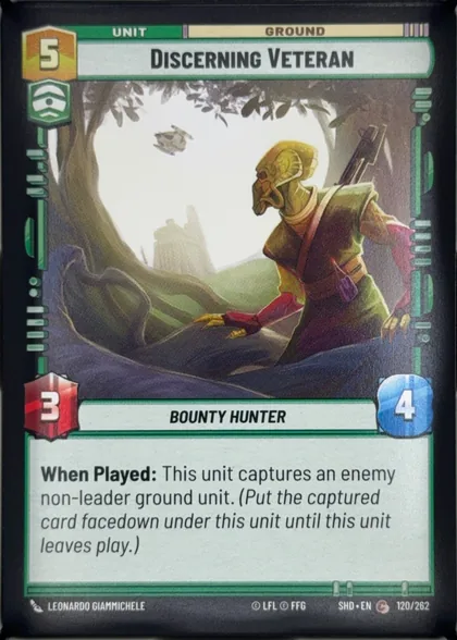 front of card
