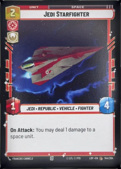 front of card