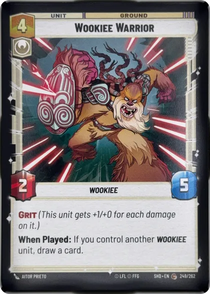 Wookiee Warrior front