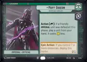 Moff Gideon front