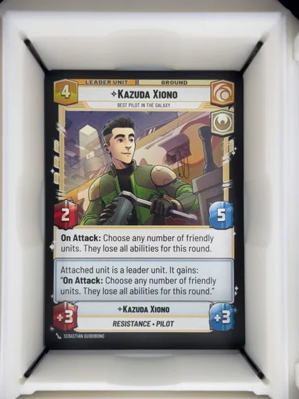 back of card