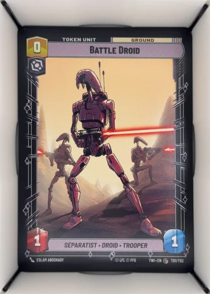 back of card