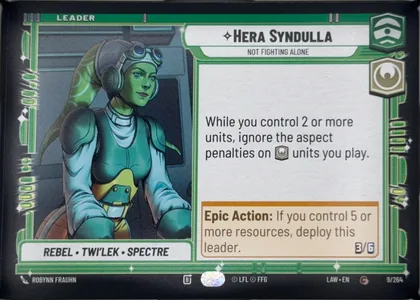 front of card