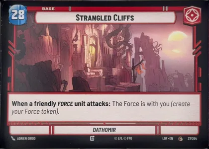 front of card