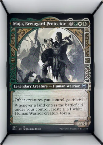 front of card